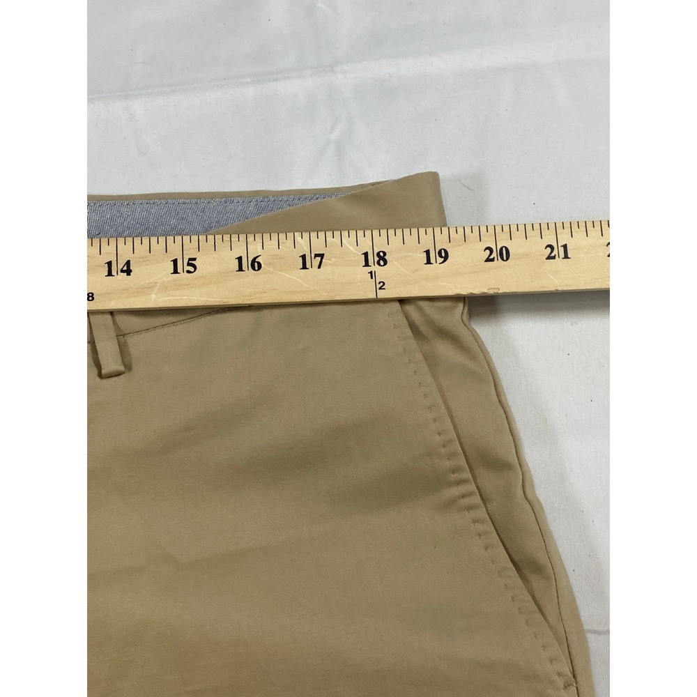 Peter Millar Collection Perfect Poplin Mens Tan Khaki Pants Size 38 Silk Cotton - Picture 8 of 8